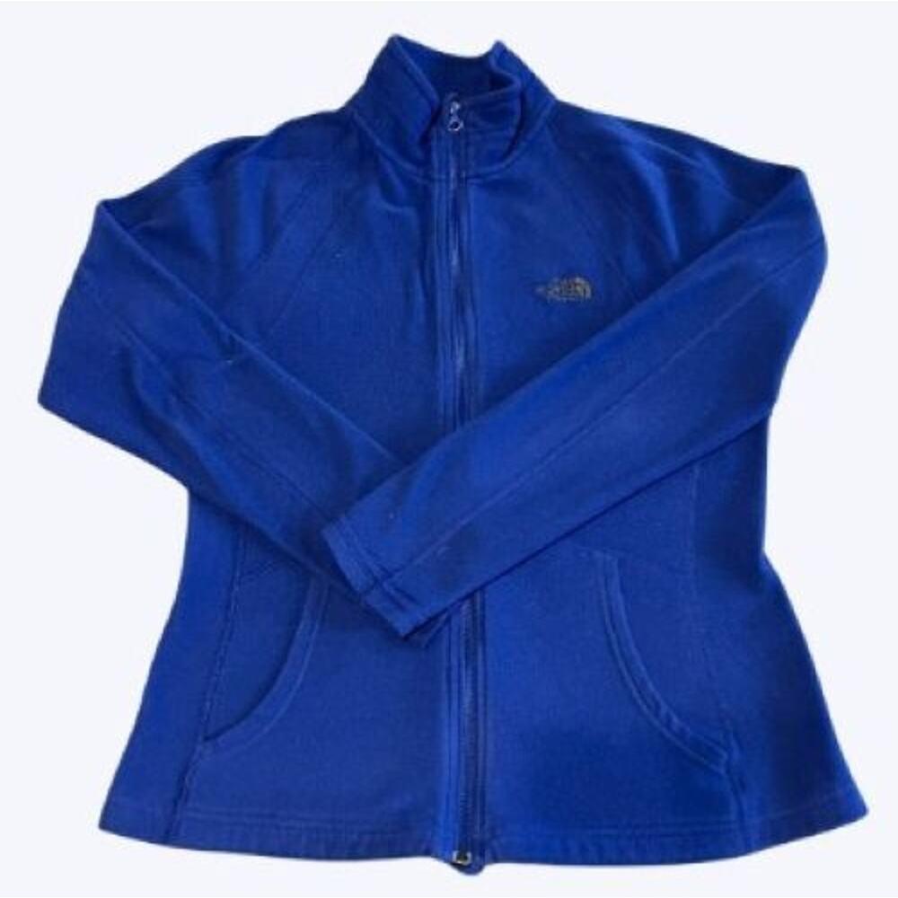 The North Face Blue Fleece Jacket Full Zip Women's Size Small